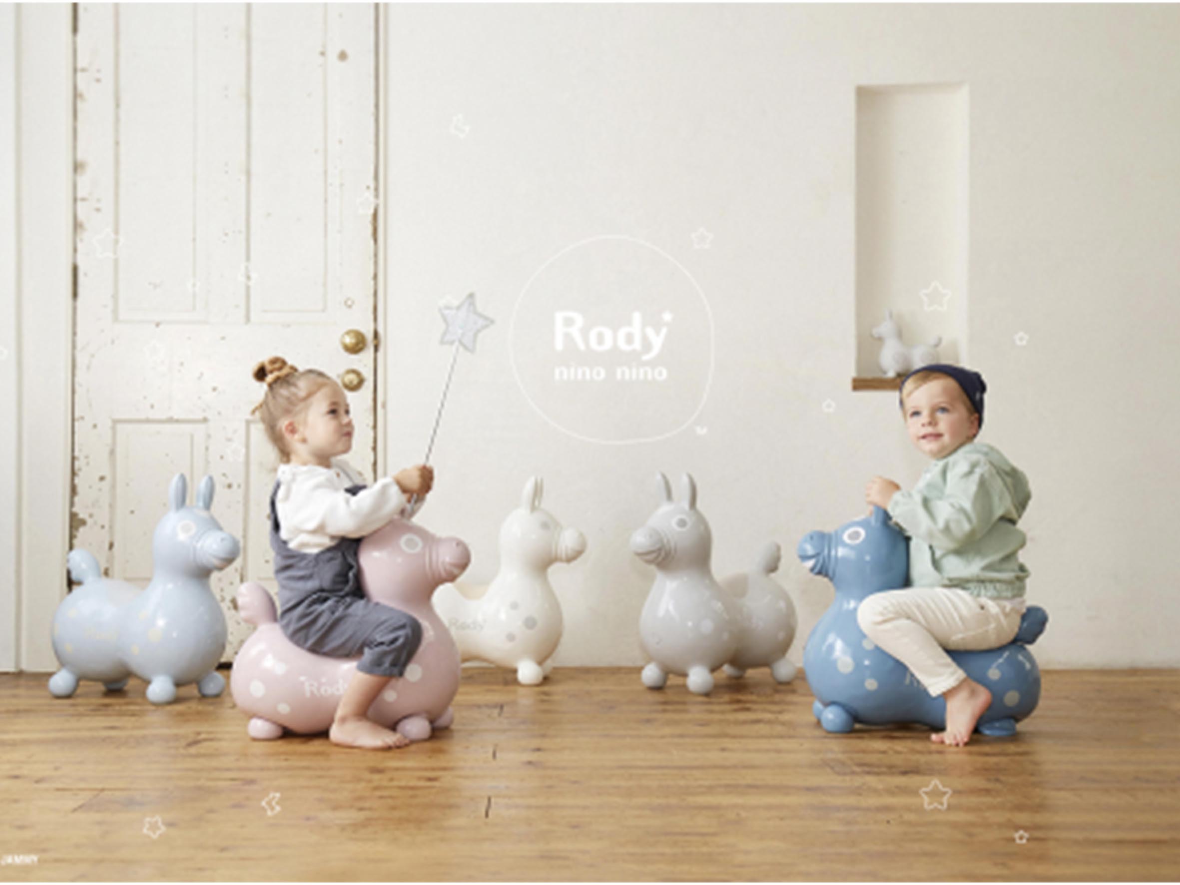 乗用玩具Rodyの新シリーズ「Rody nino nino」がDebut