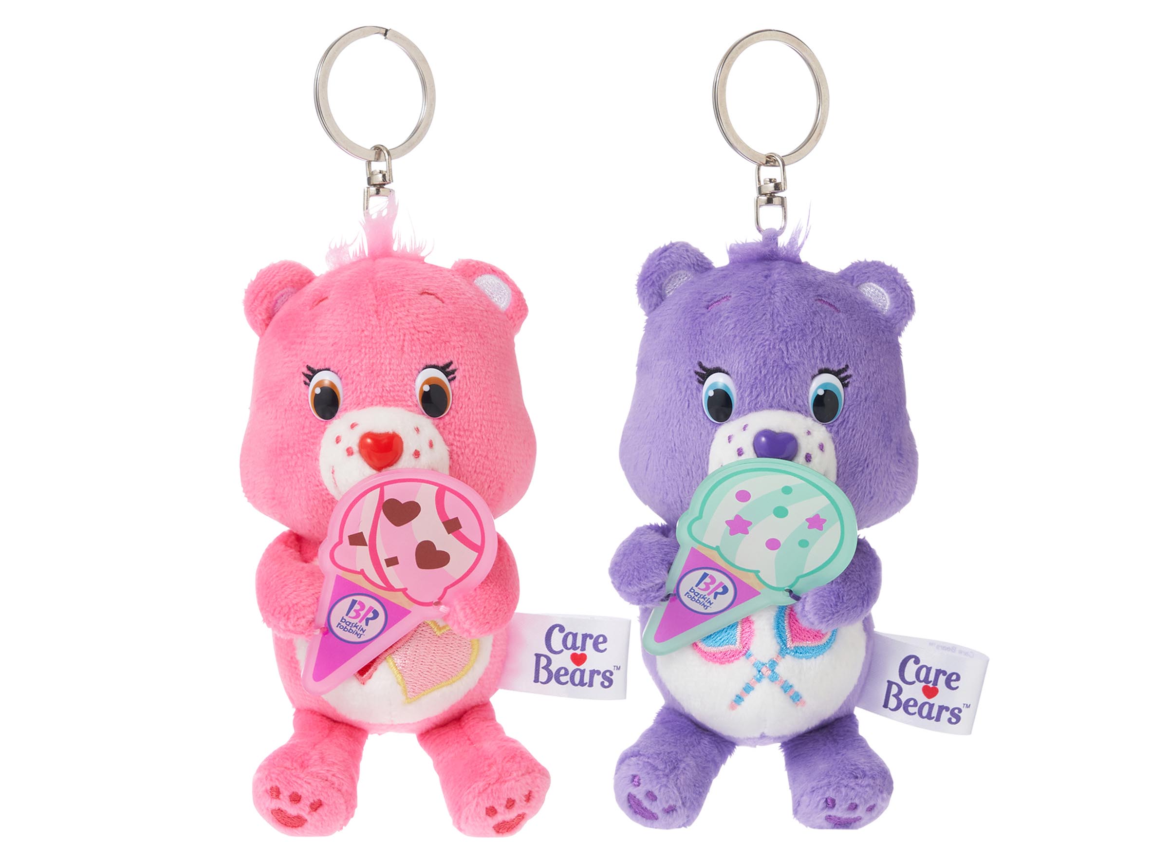 ぬいぐるみマスコットキーリング ラブアロットベア™、シェアベア™ 各1,430円