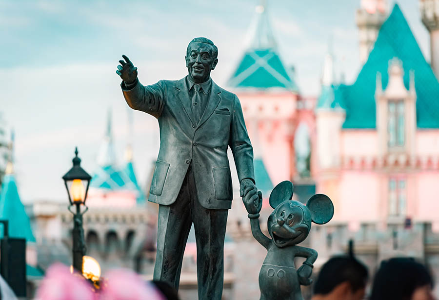 Disney エッチング アート額入り ウォルト・ディズニー